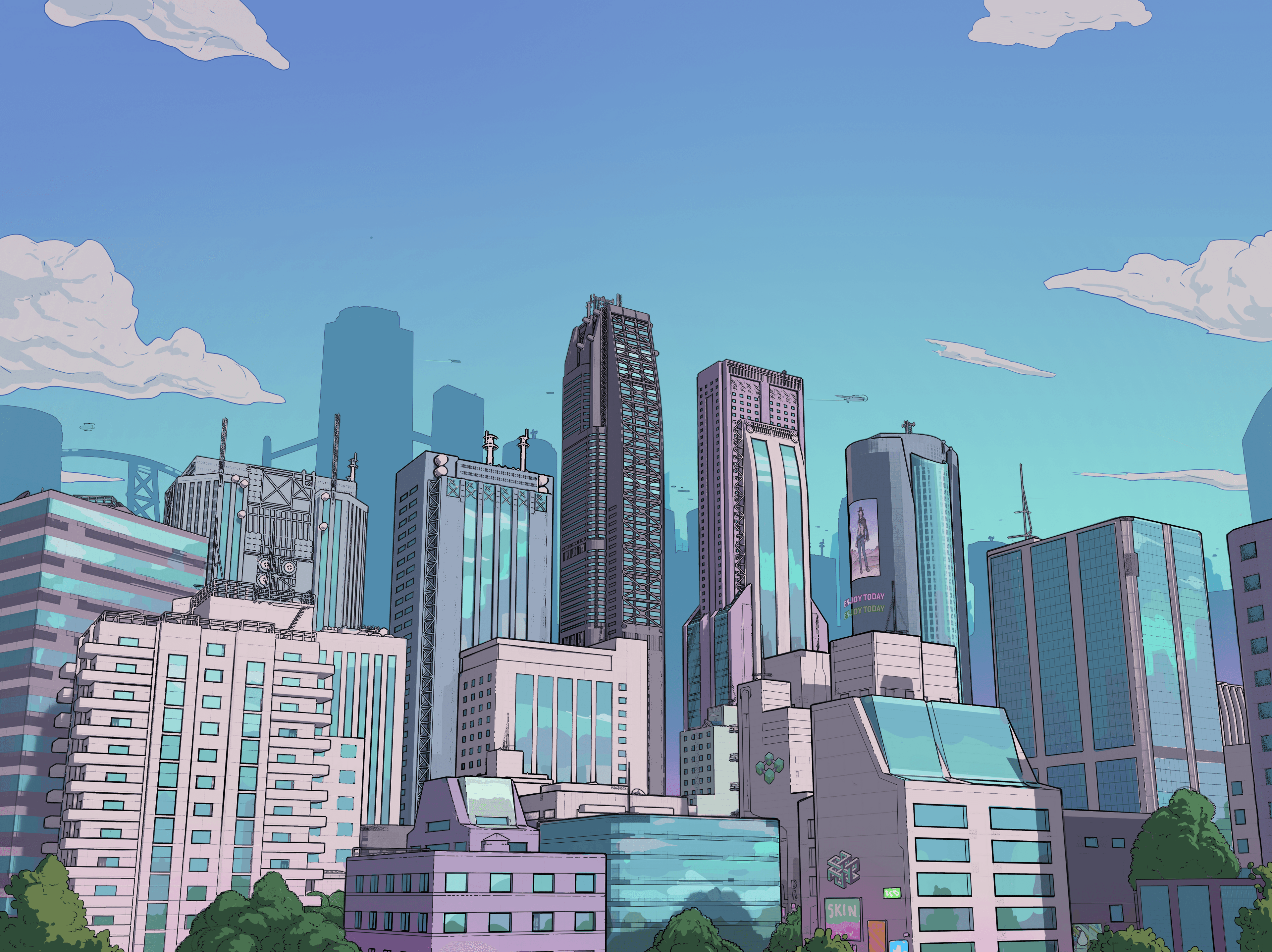 Futuristic city